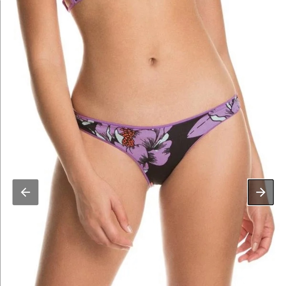 Maaji Lilac Blossom Flirt Reversible Bikini Bottom